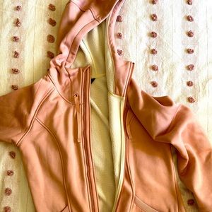 North Face Fleece-Lined Hooded Jacket